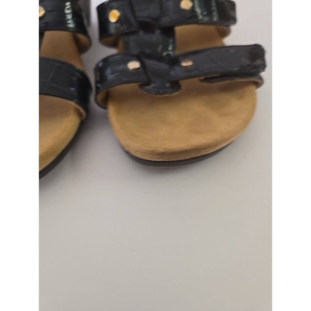 Vionic Women's 381 Park Radia Navy Blue Cork Wedge Sandals Shoes Size 6 M EUC - Picture 4 of 15